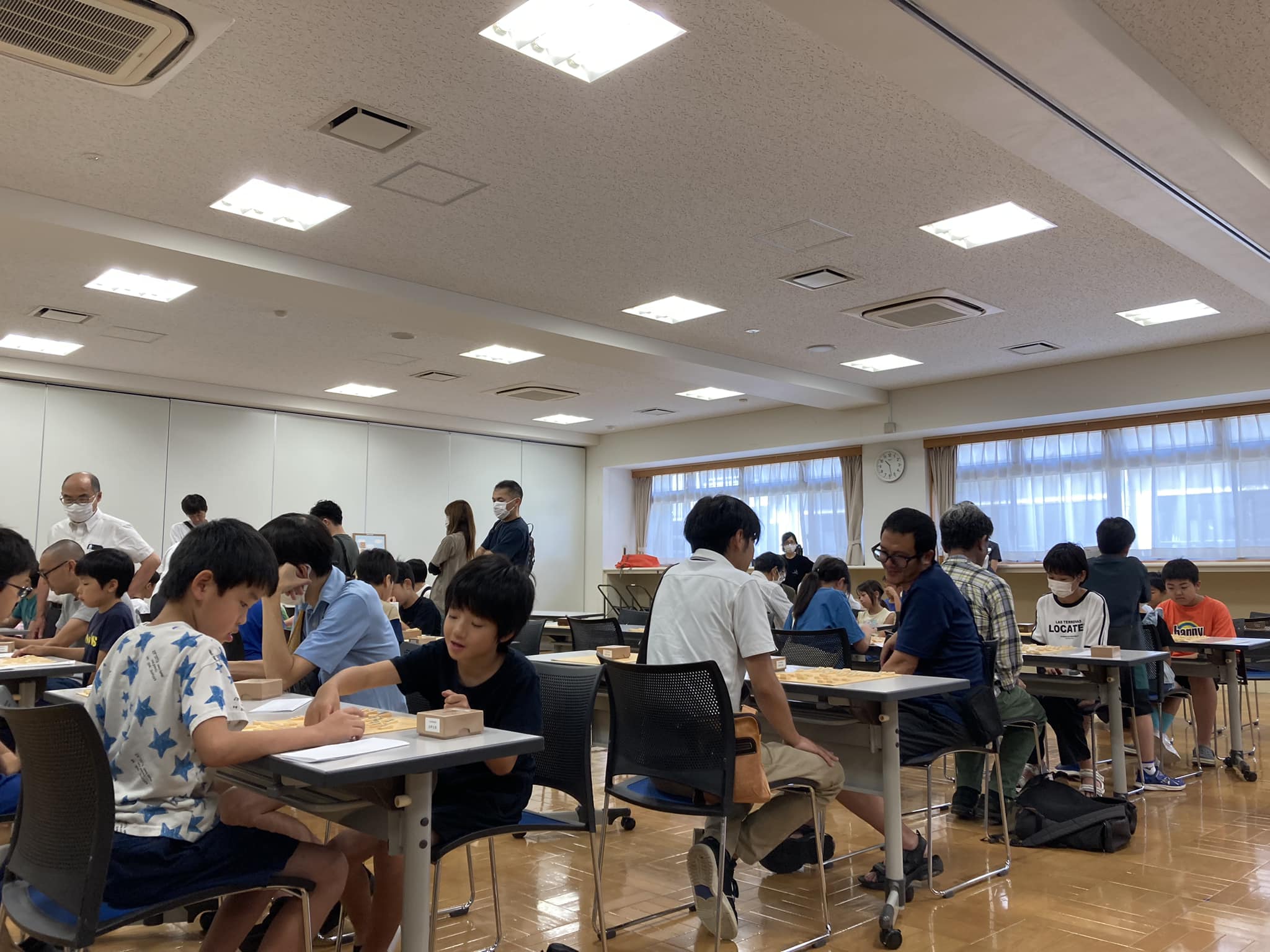 対局の様子です。