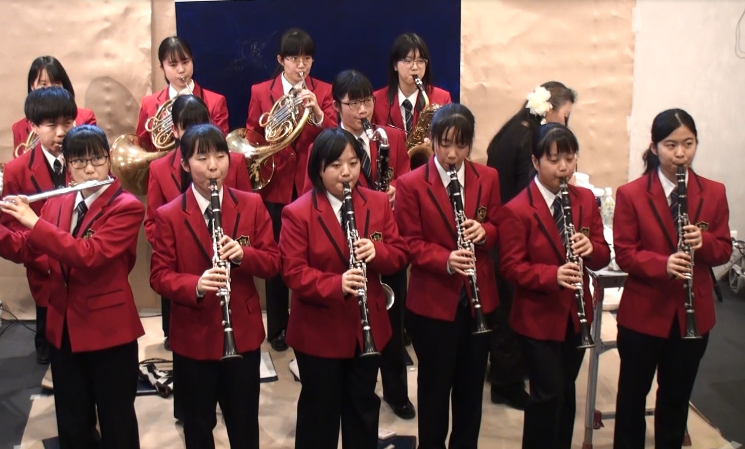 演奏：静岡県富士見中学校・高等学校 吹奏楽部 