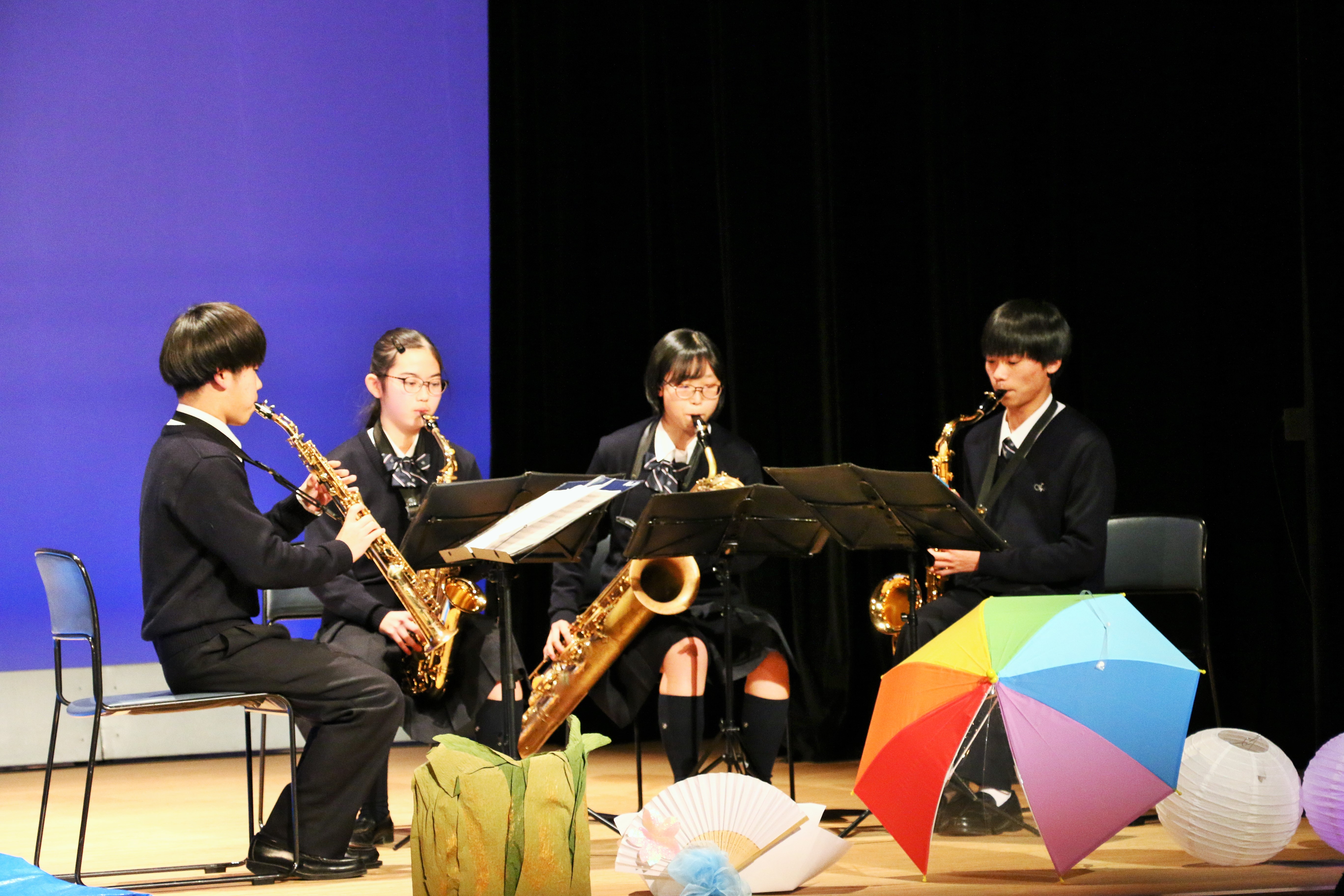 富士見中学校・高等学校吹奏楽部の皆さん