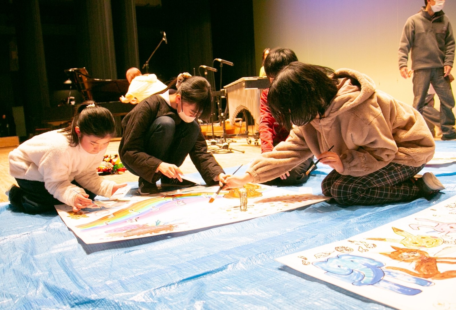 大きな絵を完成させよう♬