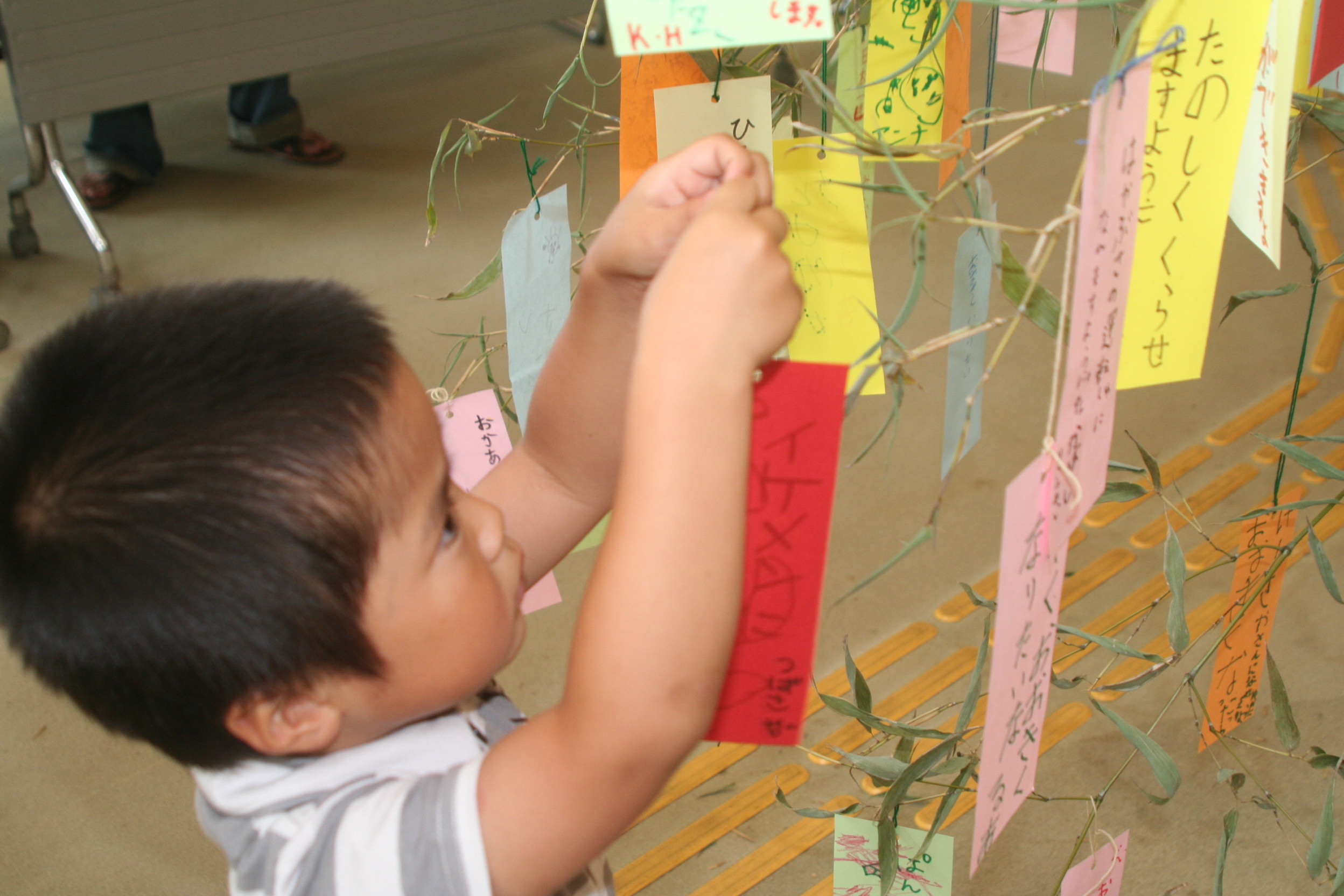 7/7まで七夕飾りを開催中